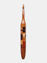07.00mm Light Roasted Maple + Patchwork Crochet Hook (Item #232)