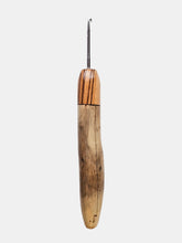 03.00mm Zebrawood + Driftwood Metal Crochet Hook (Item #192)