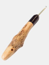 04.00mm Wenge + Driftwood Metal Crochet Hook (Item #191)