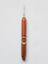 02.00mm Red Zebrawood + Yellowheart / Purpleheart / Maple / Shadua XO Metal Crochet Hook (Item #154) (Copy)