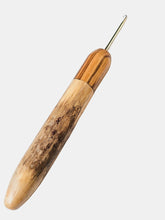 03.00mm Zebrawood + Driftwood Metal Crochet Hook (Item #194)