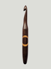 11.00mm Dark Roasted Maple + Canary XO Crochet Hook (Item #179)