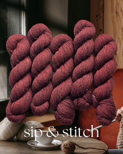 Sip & Stitch (javaphile) - 100% Canadian Rambouillet
