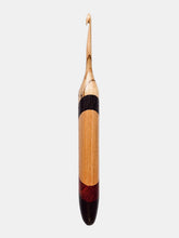 04.50mm Ambrosia Maple + Wenge + Ash + Padauk Art Deco Crochet Hook (Item #201)