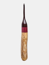 04.00mm Dark Roasted Maple + Purpleheart + Driftwood Crochet Hook (Item #221)