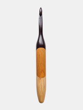 07.00mm Dark Roasted Maple + Canary + Maple Art Deco Crochet Hook (Item #210)