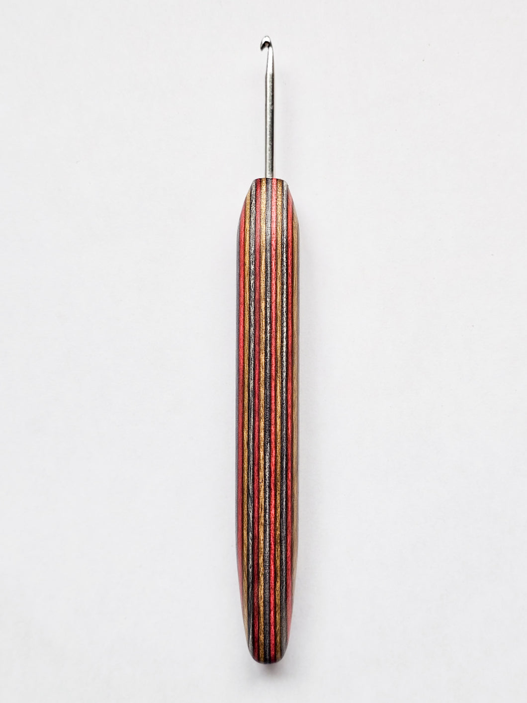 03.50mm Blue / Pink / Brown Spectraply Metal Crochet Hook (Item #191)