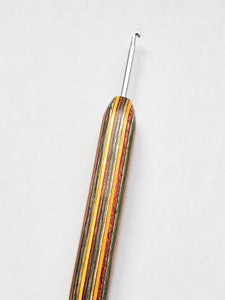 03.50mm Brown / Pink / Green / Yellow Spectraply Metal Crochet Hook (Item #190)