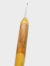 02.75mm Yellowheart + Canary+ Osage Orange Art Deco Metal Crochet Hook (Item #113)