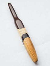 11.50mm Dark Roasted Maple + Spalted Maple + Wenge + Canary Art Deco Crochet Hook (Item #118)