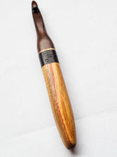 11.00mm Dark Roasted Maple + Spalted Maple + Wenge + Canary Crochet Hook (Item #173)