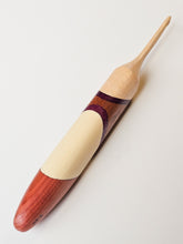 04.50mm Maple + Purpleheart + Lacewood + Holly + Cedar Art Deco Crochet Hook (Item #202)