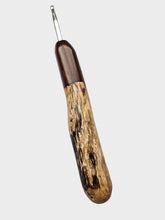 05.00mm Dark Roasted Maple + Driftwood Metal Crochet Hook (Item #58)