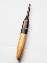 06.50mm Dark Roasted Maple + Spalted Maple + Wenge + Canary Crochet Hook (Item #171)