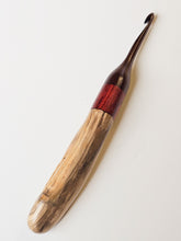 05.50mm Dark Roasted Maple + Padauk + Driftwood Crochet Hook (Item #220)