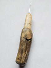 02.00mm Birdseye Maple + Driftwood Metal Crochet Hook (Item #169)