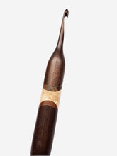 06.00mm Dark Roasted Maple + Zebrawood + Birdseye Maple + Tigerwood Crochet Hook (Item #140)