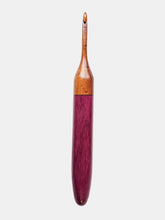 04.50mm Light Roasted Maple + Purpleheart Crochet Hook (Item #216)