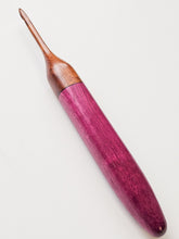 04.50mm Light Roasted Maple + Purpleheart Crochet Hook (Item #216)