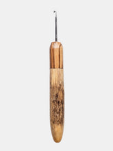 03.00mm Zebrawood + Driftwood Metal Crochet Hook (Item #194)