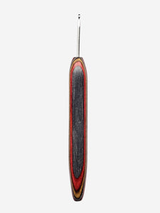 03.50mm Blue / Pink / Brown Spectraply Metal Crochet Hook (Item #191)