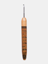 03.00mm Maple + Blue / Yellow Spectraply + Cherry Metal Crochet Hook (Item #185)
