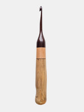04.50mm Dark Roasted Maple + Maple + Driftwood Crochet Hook (Item #219)
