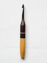 06.50mm Dark Roasted Maple + Spalted Maple + Wenge + Canary Crochet Hook (Item #171)