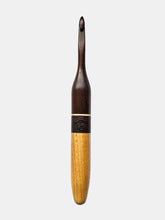 06.50mm Dark Roasted Maple + Spalted Maple + Wenge + Canary Crochet Hook (Item #171)