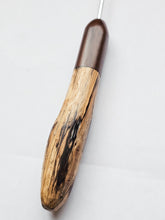 03.50mm Dark Roasted Maple + Driftwood Metal Crochet Hook (Item #145)