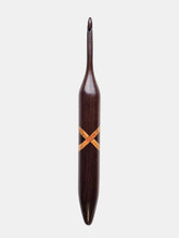 05.00mm Dark Roasted Maple + Canary XO Crochet Hook (Item #227)