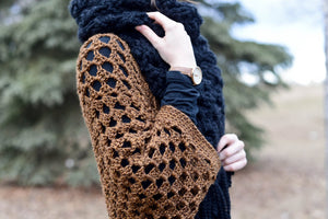 Patrón de ganchillo: suéter de capullo cuadrado de abuelita