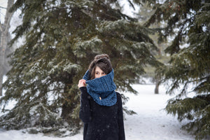 Crochet Pattern: Ribbed Slouchy Cowl