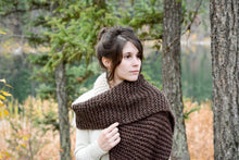Modèle de tricot : écharpe fuselée surdimensionnée